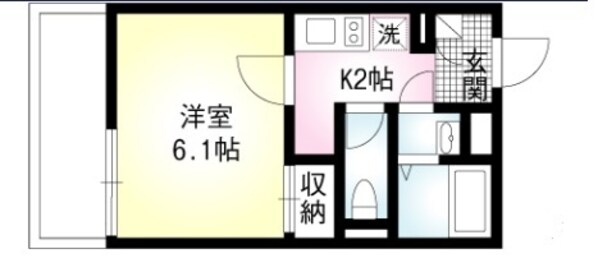 コンフォート桜木の物件間取画像